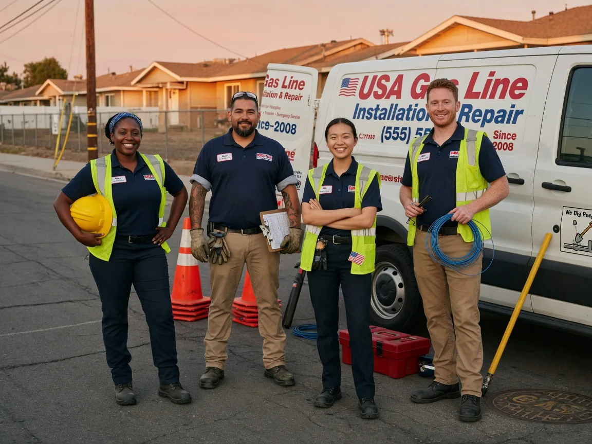 Gas Line Installation company in Garrison, TX